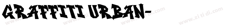 Graffiti Urban字体转换